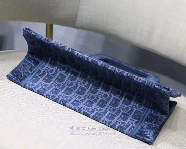 Dior包 迪奧復古凹造型刺繡小號手袋 Dior Mini Book tote手提包  Dyd1102
